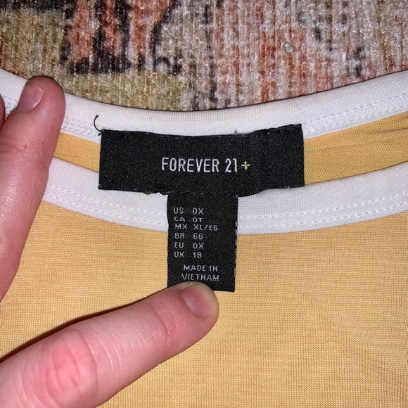 Yellow Basic Top - Picture 4 of 4